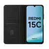 Evelatus Xiaomi Redmi 15C 4G/5G knižné puzdro folio čierne