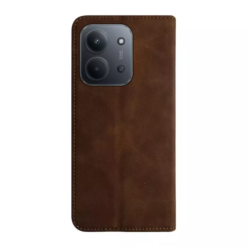 Evelatus Xiaomi Redmi 15C 4G/5G knižné puzdro folio hnedé