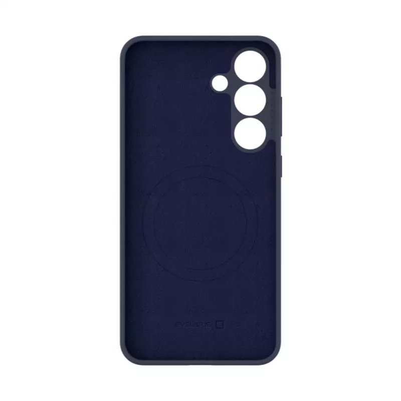 Evelatus Samsung Galaxy S25 FE prémiové magnetické silikónové puzdro Soft Touch tmavomodré