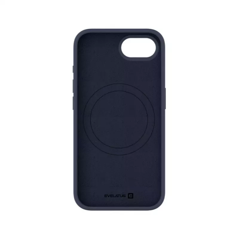 Evelatus Apple iPhone 16e prémiové magnetické silikónové puzdro Soft Touch tmavomodré