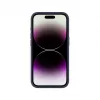 Evelatus Apple iPhone 16e prémiové magnetické silikónové puzdro Soft Touch tmavomodré
