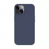 Evelatus Apple iPhone 14 / 13 prémiové magnetické silikónové puzdro Soft Touch tmavomodré