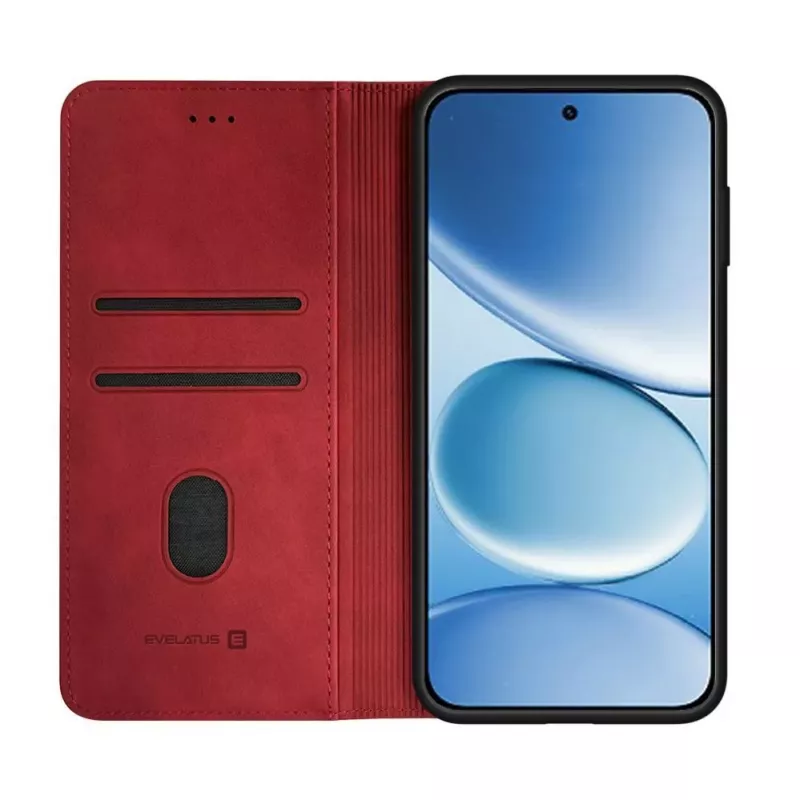 Evelatus Xiaomi Redmi Note 15 Pro Plus puzdro s klopou červené
