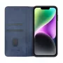 Evelatus Apple iPhone 13 / 14 puzdro s klopou Folio tmavomodré