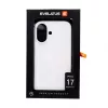Evelatus Apple iPhone 17 prémiové MagSafe silikónové puzdro Soft Touch biele