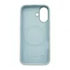 Evelatus Apple iPhone 17 prémiové MagSafe silikónové puzdro Soft Touch Mist Blue