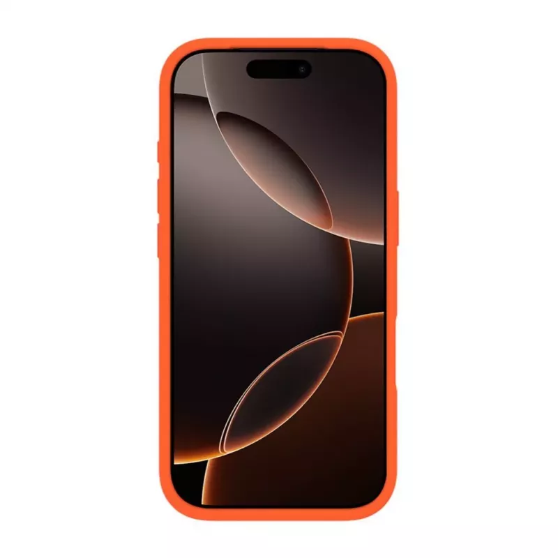 Evelatus Apple iPhone 17 Pro Max prémiové MagSafe silikónové puzdro Soft Touch oranžové