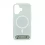 Evelatus Apple iPhone 17 pogumované puzdro MagSafe so stojanom strieborné