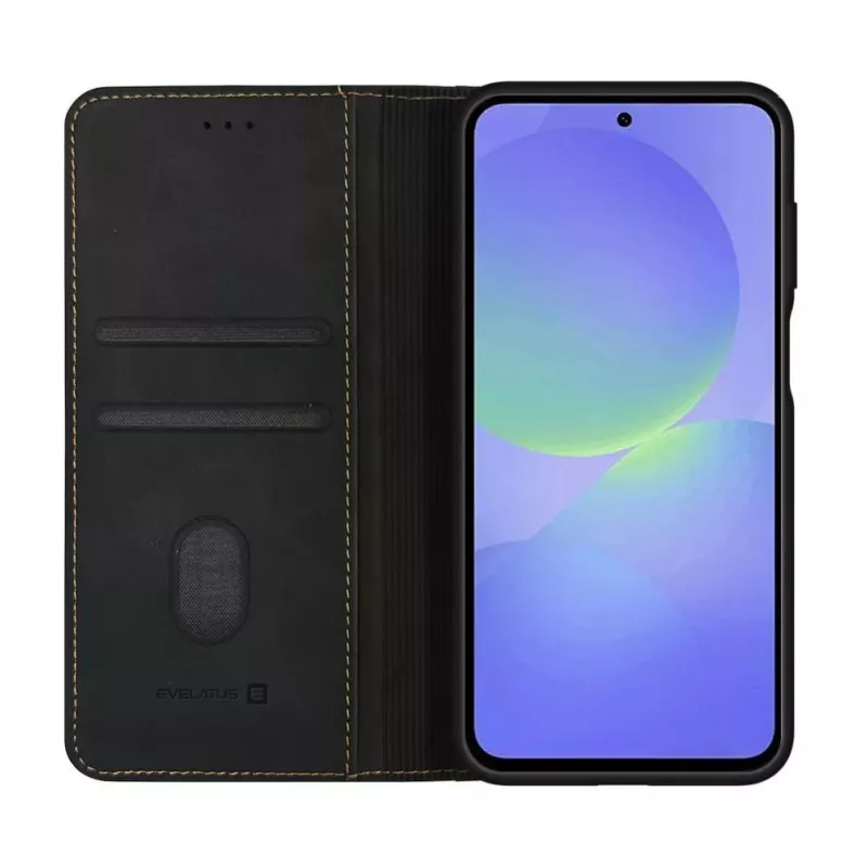 Evelatus Samsung Galaxy A37 puzdro s klopou čierne
