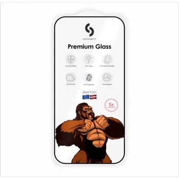 Connect Samsung Galaxy S26 Edge / S26 Plus Corning Gorilla Glass antistatické 3D Full Cover 5X odolnejšie čierne