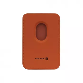 Evelatus univerzálna peňaženka z PU kože s MagSafe oranžová