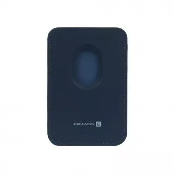 Evelatus univerzálna peňaženka z PU kože s MagSafe tmavomodrá