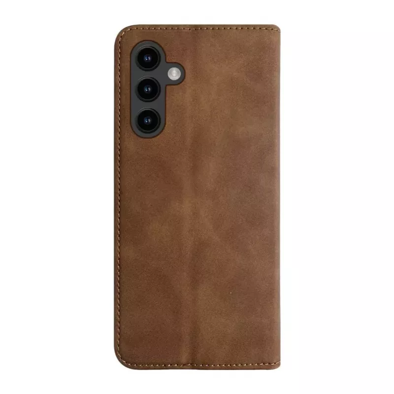 Evelatus Samsung Galaxy A57 Knižkové puzdro, hnedé