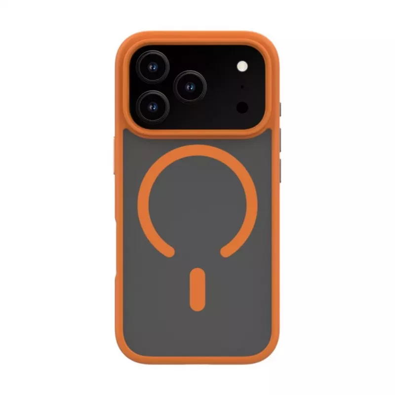 Evelatus Apple iPhone 17 Pro hybridné puzdro s MagSafe PC+TPU oranžové