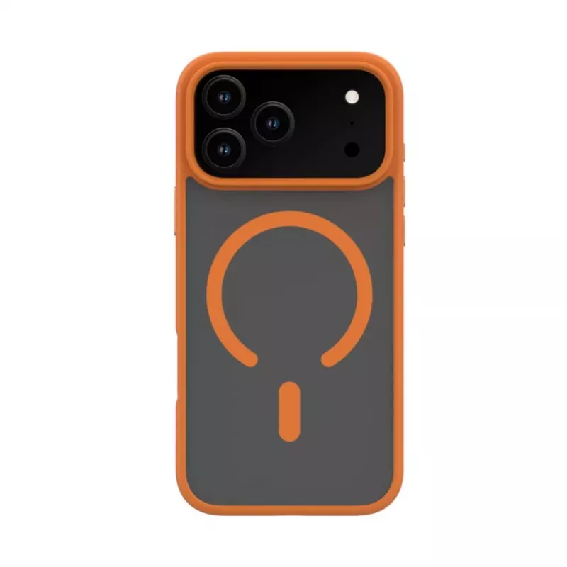 Evelatus Apple iPhone 17 Pro Max hybridné puzdro s MagSafe PC+TPU oranžové