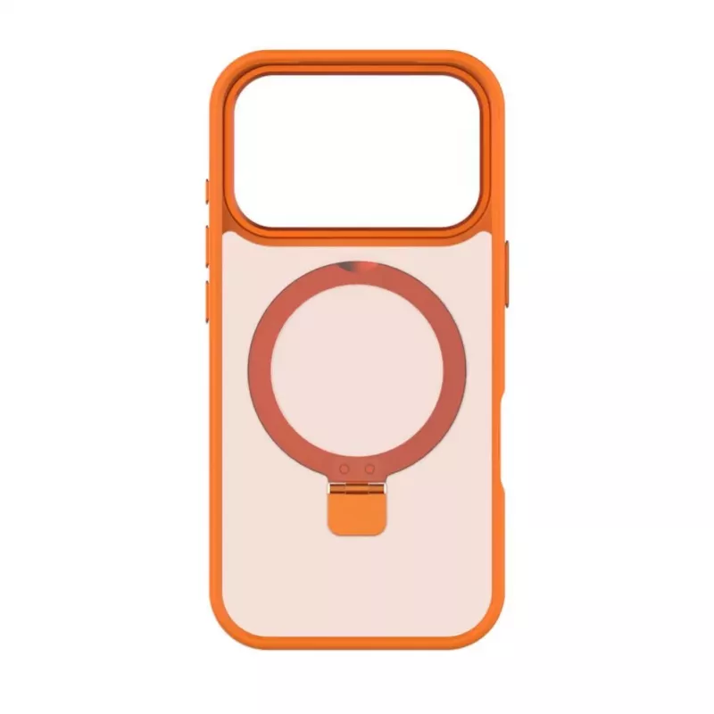 Evelatus Apple iPhone 17 Pro Shield Case s MagSafe a stojanom matné oranžové
