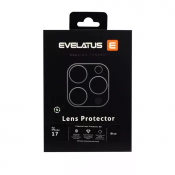 Evelatus Apple iPhone 17 Full Body Camera Lens Protection Premium modrá