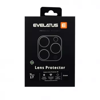 Evelatus Apple iPhone 17 Full Body Ochrana objektívu fotoaparátu Premium, zelená