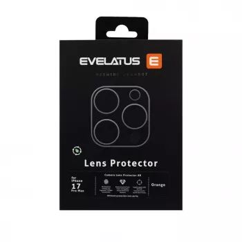 Evelatus Apple iPhone 17 Pro Max Full Body Camera Lens Protection Premium oranžová