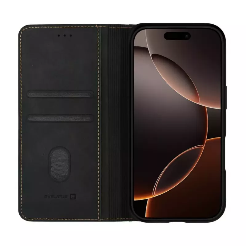 Evelatus Apple iPhone 17 Pro puzdro s klopou čierne