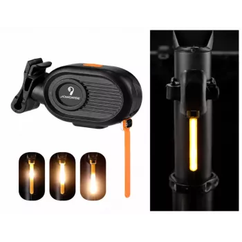 iLike JOWORSE nabíjateľné COB LED zadné svetlo na bicykel, USB-C zadné svetlo na bicykel, 300mAh vodotesné výstražné svetlo na bicykel