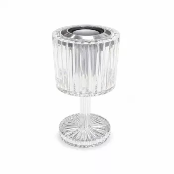 iLike Crystal Touch RGB LED stolná lampa s Bluetooth reproduktorom, ambientné nočné svetlo a diaľkový ovládač