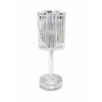 iLike Crystal Touch RGB LED stolná lampa s Bluetooth reproduktorom, ambientné nočné svetlo a diaľkový ovládač