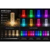 iLike Crystal Bubble Touch RGB LED stolné svietidlo s Bluetooth reproduktorom