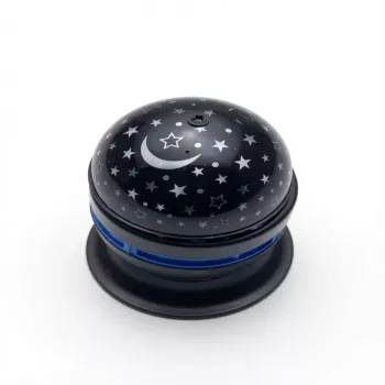 iLike RGB Crystal Ball svetlo, 180° otočný párty projektor s diaľkovým ovládačom čierny