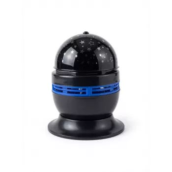 iLike RGB Crystal Ball svetlo, 180° otočný párty projektor s diaľkovým ovládačom čierny