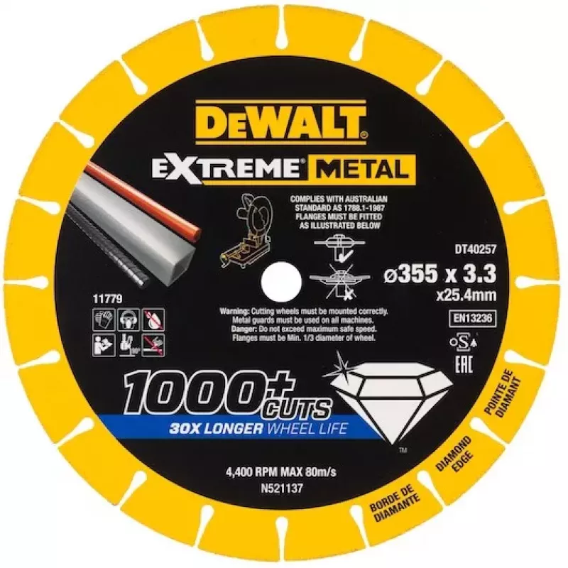 DEWALT DT40257-QZ Extreme Runtime diamantový rezací kotúč 125 mm