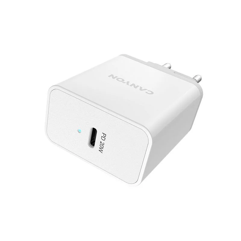 Canyon Nástenná nabíjačka H-20 s USB-C 20W biela