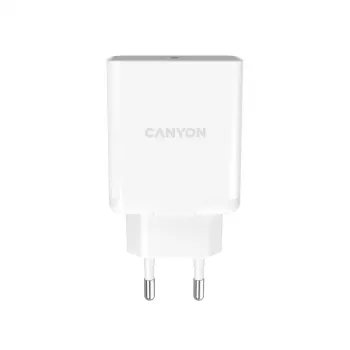 Canyon Nástenná nabíjačka H-20 s USB-C 20W biela
