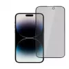 iLike Apple iPhone 15 Tvrdene sklo na ochranu súkromia čierna