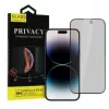 iLike Apple iPhone 15 Pro Tvrdene sklo na ochranu súkromia čierna