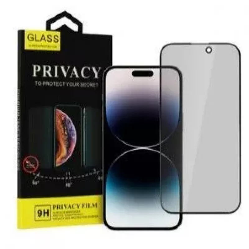 iLike Apple iPhone 15 Pro Tvrdene sklo na ochranu súkromia čierna