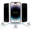 iLike Apple iPhone 15 Pro Tvrdene sklo na ochranu súkromia čierna