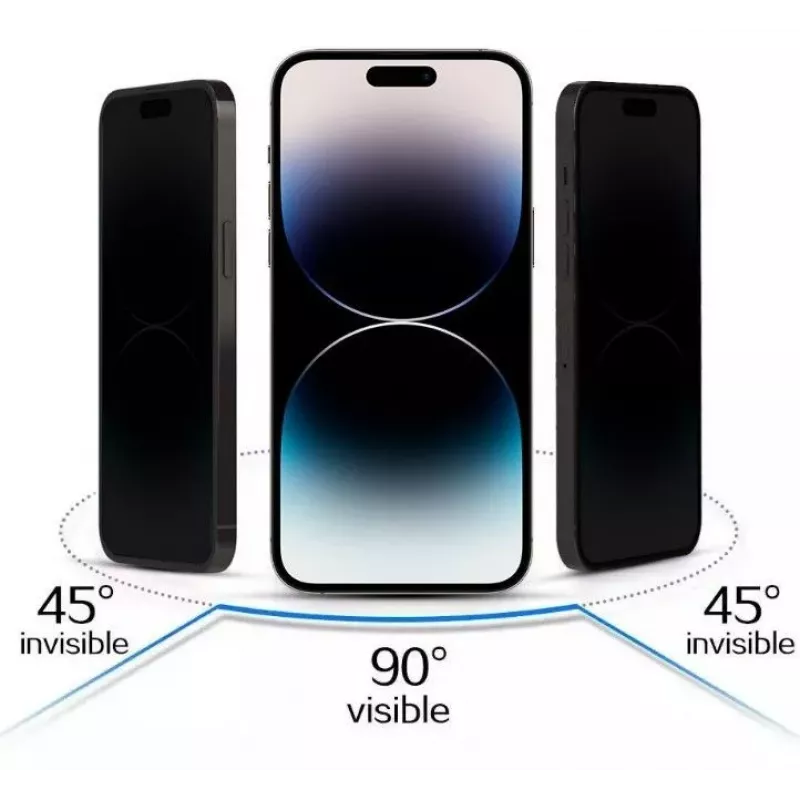 iLike Apple iPhone 15 Pro Tvrdene sklo na ochranu súkromia čierna