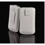 iLike Univerzálne kožené puzdro na mobil XS biela