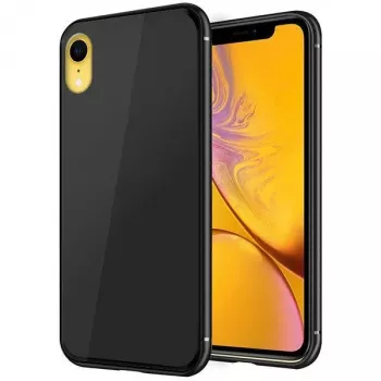 GreenGo Glass puzdro pre Apple iPhone XR - čierna
