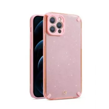 iLike Apple iPhone 12 Pro Max Armor Glitter puzdro ružová