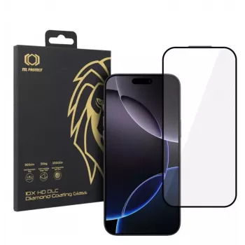 iLike Apple iPhone 16 Pro Max 10X HD DLC Diamond Coating tvrdené sklo ochranné sklo displeja čierne