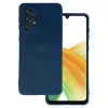 Vennus Samsung Galaxy A13 4G silikónové puzdro so srdiečkom tmavomodré