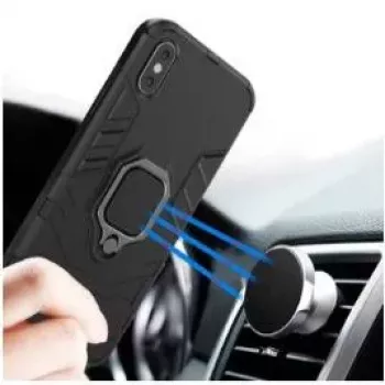 iLike Samsung Galaxy A14 Ring Armor Case čierne