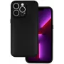iLike Kožené 3D puzdro pre Samsung Galaxy A14 4G, čierne