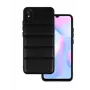 iLike Xiaomi Redmi 9A Leder 3D puzdro čierne