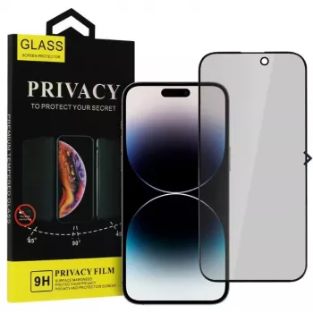 iLike Apple iPhone 14/13/13 Pro/16E Tempered Privacy Glass ochranné sklo displeja čierne