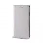 GreenGo LG K8 K350N Smart Magnet peňaženkové puzdro strieborné
