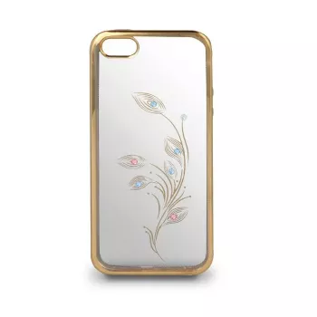 Beeyo Huawei Y3 II TPU Flower zlatý zadný kryt