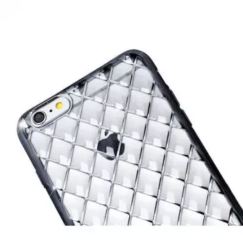 GreenGo Apple iPhone 7 Plus Grid puzdro strieborné
